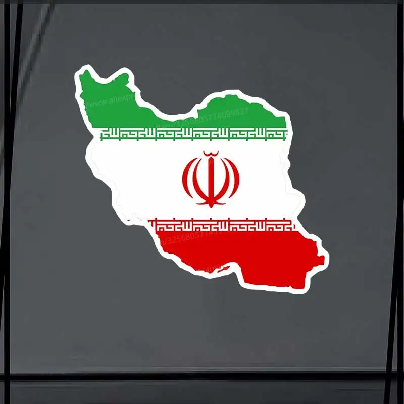 Iran Flag Map Car Sticker Vinyl Decal Waterproof Rear Window Motorcycle Camper Bumper Truck Laptop Decoration SH1188
Iran Flag Map Car Sticker Vinyl Decal Waterproof Rear Window Motorcycle Camper Bumper Truck Laptop Decoration SH1188