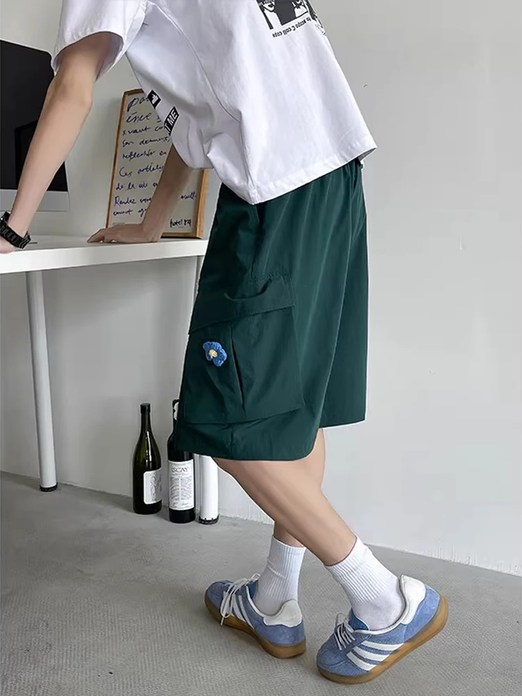 American Sle Embroidered Flower Workwear orts Men's Summer Trendy Sports Five-Quarter Qui Dry Beach Mid-Pants
American Sle Embroidered Flower Workwear orts Men's Summer Trendy Sports Five-Quarter Qui Dry Beach Mid-Pants