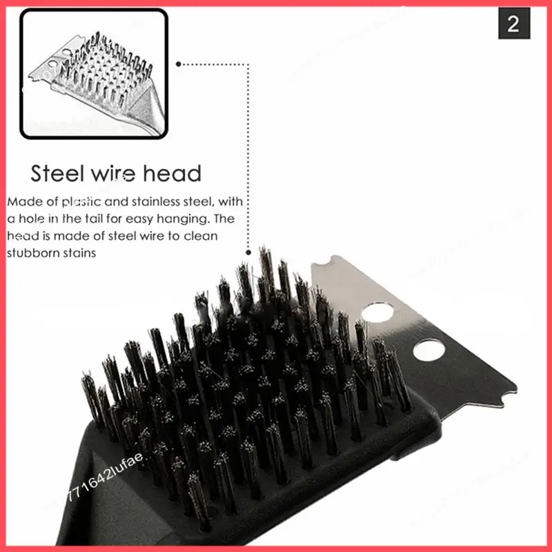 B52C 5 Pack BBQ Brush Barbecue Grill Brush Stainless Steel Wire Bristles Scraper BBQ Grate Cleaner Kitchen Parts Tools
B52C 5 Pack BBQ Brush Barbecue Grill Brush Stainless Steel Wire Bristles Scraper BBQ Grate Cleaner Kitchen Parts Tools
