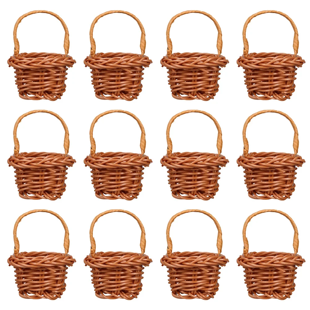 12Pcs Mini Woven Basket Delicate Tiny Basket for Table Centerpiece Wedding Farmhouse Decor Mini Craft Storage Solution
12Pcs Mini Woven Basket Delicate Tiny Basket for Table Centerpiece Wedding Farmhouse Decor Mini Craft Storage Solution