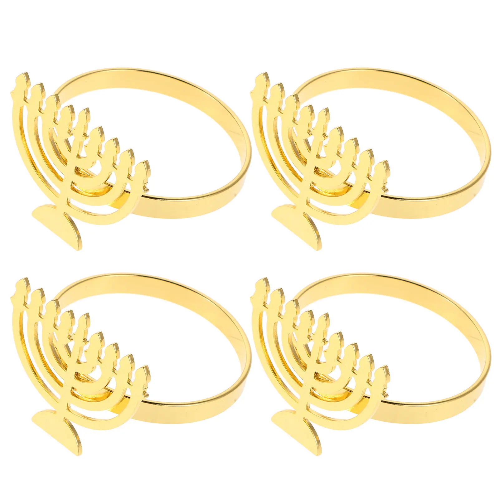 4Pcs Hanukkah Napkin Rings Menorah Design Holiday Table Decor Party Dinner Serviette Buckle Hanukkah Table Setting
4Pcs Hanukkah Napkin Rings Menorah Design Holiday Table Decor Party Dinner Serviette Buckle Hanukkah Table Setting