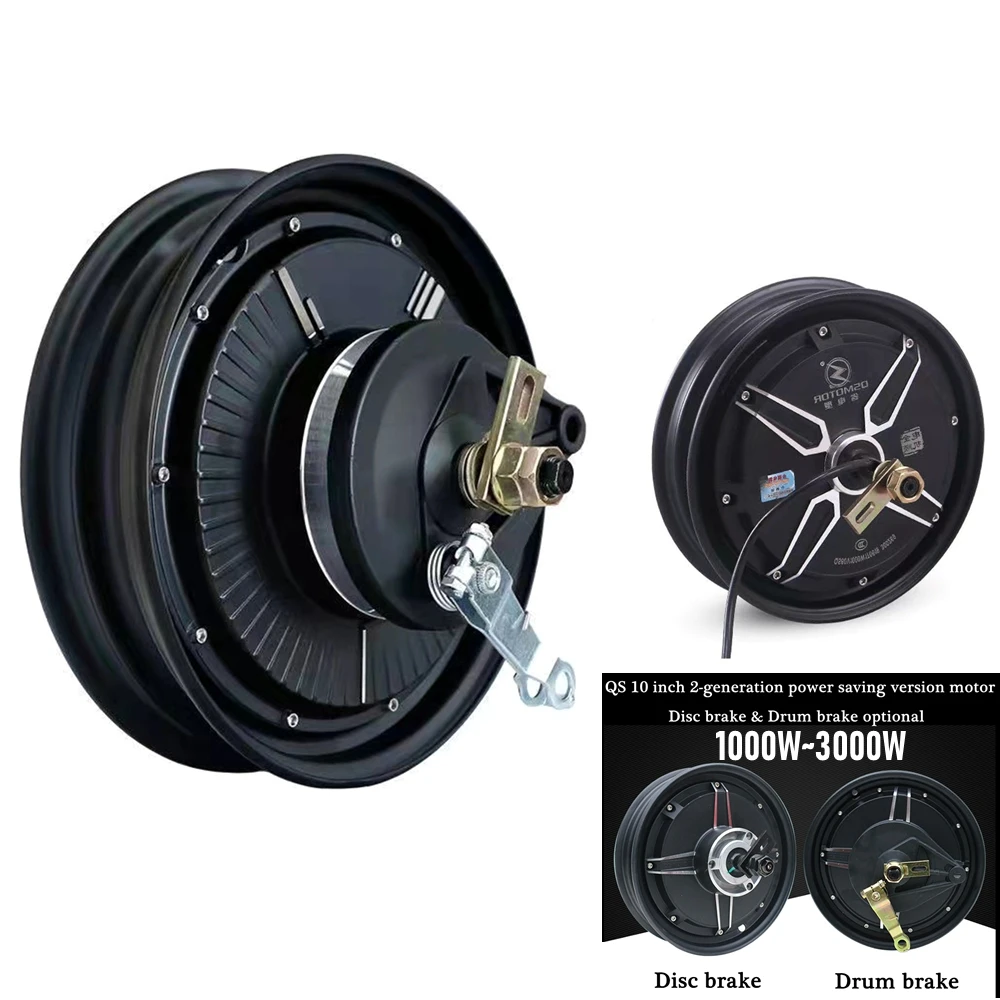 QS Motor 10inch 60V 72V/1000W-3000W High Power Brushless DC Hub Motor For E-Scooter Rear Wheel Drum Brake/Disc Brake Hub Motor
QS Motor 10inch 60V 72V/1000W-3000W High Power Brushless DC Hub Motor For E-Scooter Rear Wheel Drum Brake/Disc Brake Hub Motor