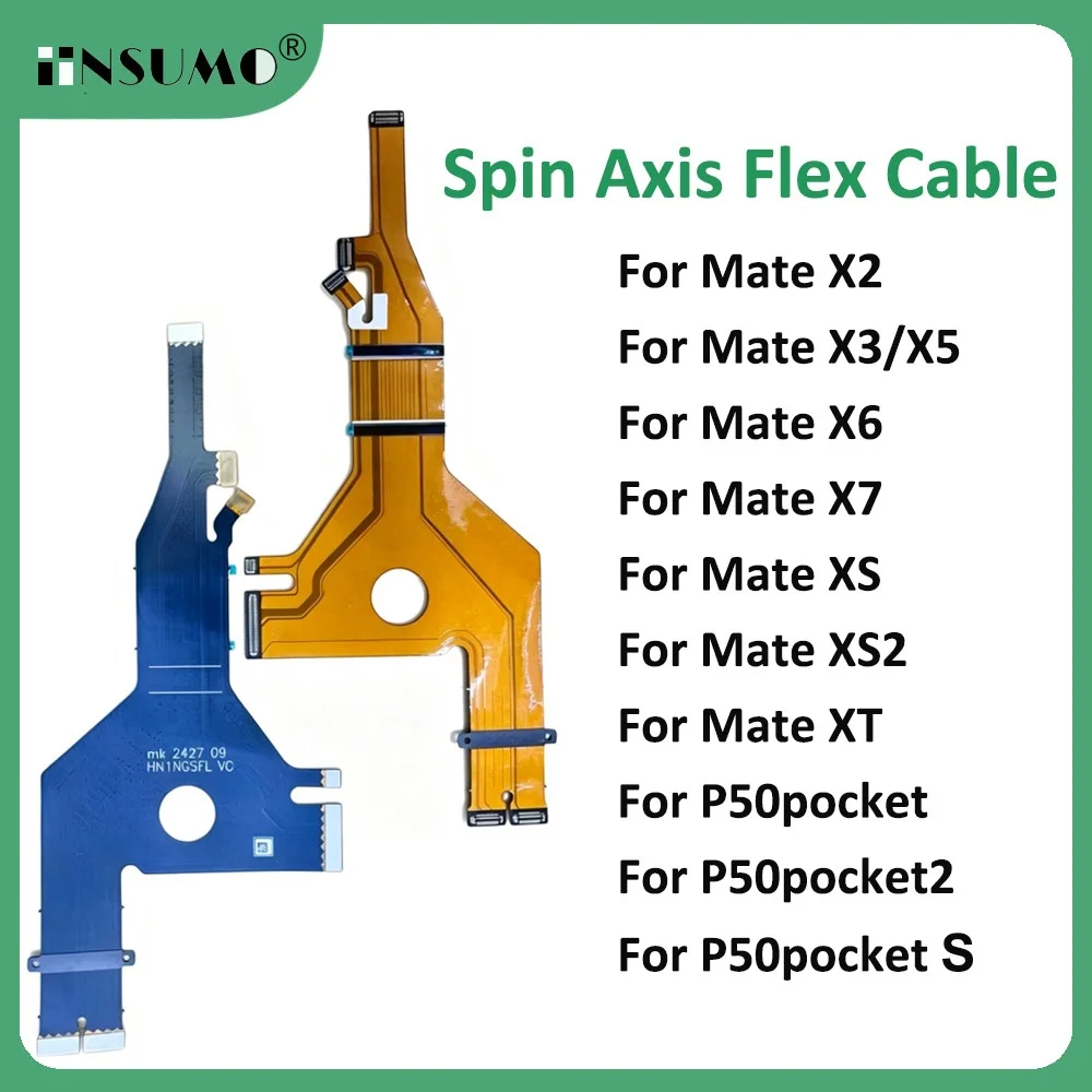 Spin Axis Flex Cable For Huawei Mate X7 X6 X5 X3 X2 XS P50pocket S LCD Screen Display Connection Flex Cable Replacement Part
Spin Axis Flex Cable For Huawei Mate X7 X6 X5 X3 X2 XS P50pocket S LCD Screen Display Connection Flex Cable Replacement Part