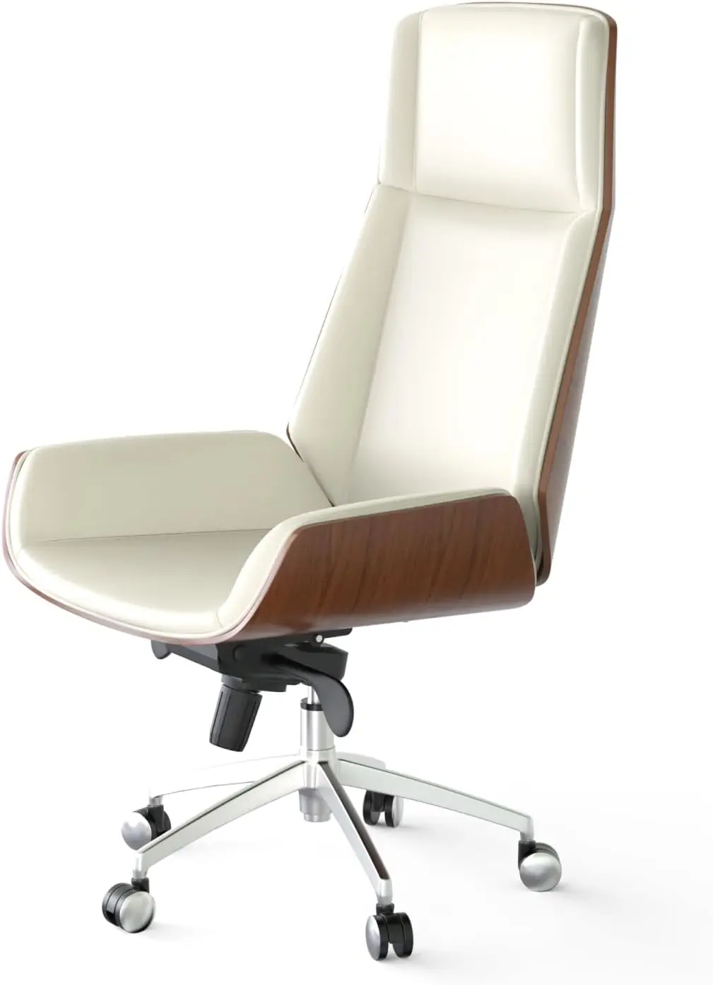Furniture Luxury Wooden Swivel And Adjustable Executive Chair, Wide Pu Leather Office Chair, Modern And Vintage Design High Ba
Furniture Luxury Wooden Swivel And Adjustable Executive Chair, Wide Pu Leather Office Chair, Modern And Vintage Design High Ba
