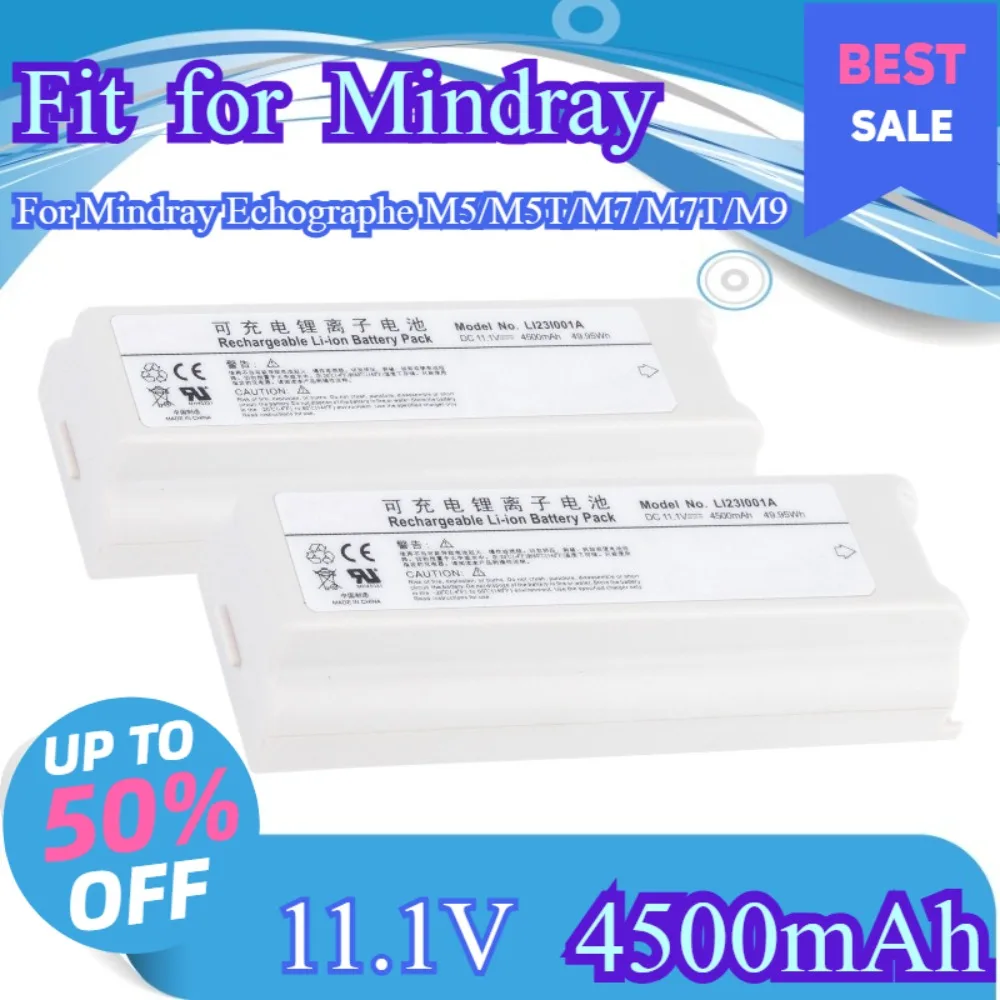 Medical Battery 11.1V/4400mAh LI23I001A,2108-30-66176 for Mindray Echographe M5/M5T/M7/M7T/M9 Ultrasound System
Medical Battery 11.1V/4400mAh LI23I001A,2108-30-66176 for Mindray Echographe M5/M5T/M7/M7T/M9 Ultrasound System