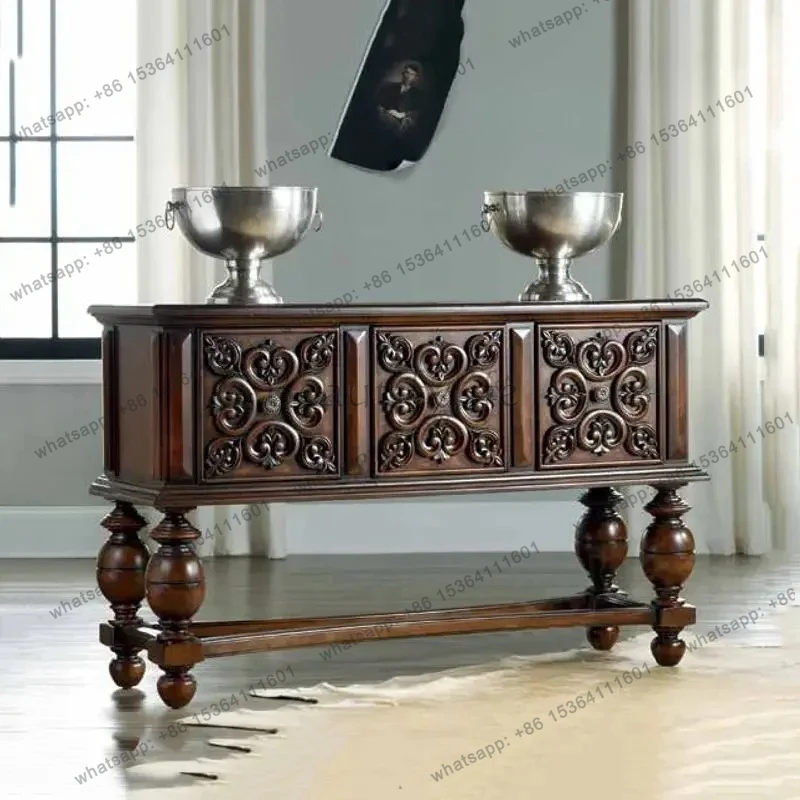 D36American rural solid wood entrance table simple modern entrance hall partition decoration light luxury against the wall
D36American rural solid wood entrance table simple modern entrance hall partition decoration light luxury against the wall