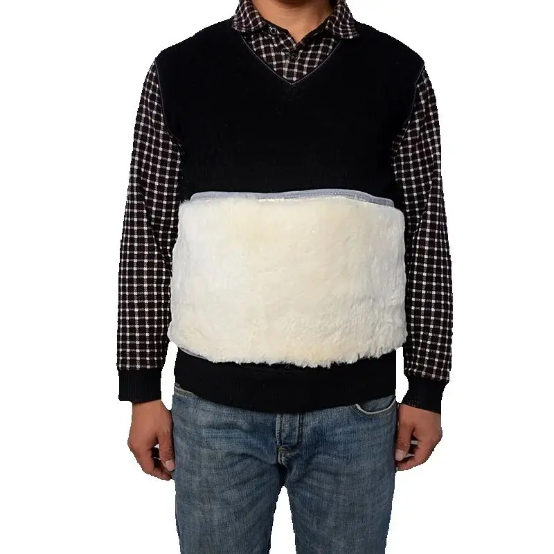 Women Men's Natural Wool Belly Waist White Warm Belt Cashmere Fur High Quality Autumn Winter Keep Wrap Abdominal Heater Adhesive
Women Men's Natural Wool Belly Waist White Warm Belt Cashmere Fur High Quality Autumn Winter Keep Wrap Abdominal Heater Adhesive