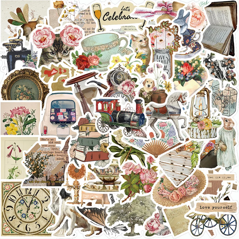 10/30/50/100pcs Vintage Stickers Retro Style Decals Graffiti Pattern Diary Scrapbooking Phone Laptop PVC Kids Sticker Girls Like
10/30/50/100pcs Vintage Stickers Retro Style Decals Graffiti Pattern Diary Scrapbooking Phone Laptop PVC Kids Sticker Girls Like
