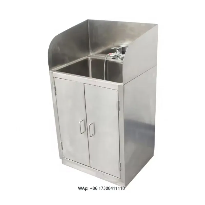 304 Stainless Steel Mop Sink with Faucet and Sidesplashes for Pet
304 Stainless Steel Mop Sink with Faucet and Sidesplashes for Pet