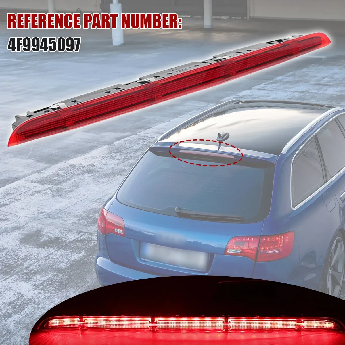 For Audi A6 Avant C6 2005 2006 2007 2008 2009 2010 2011 Car LED Third Center High Level Rear Brake Stop Light
For Audi A6 Avant C6 2005 2006 2007 2008 2009 2010 2011 Car LED Third Center High Level Rear Brake Stop Light