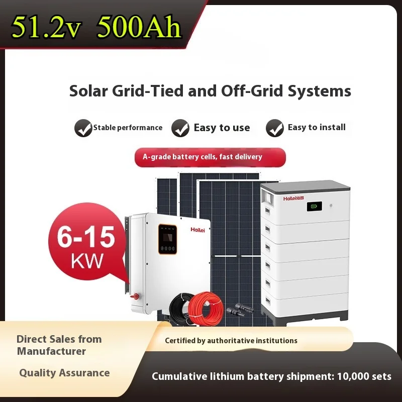 Energy Storage Battery Solar Roof Power Generation and Off-grid Household Photovoltaic Integrated Energy Storage51.2v 500Ah
Energy Storage Battery Solar Roof Power Generation and Off-grid Household Photovoltaic Integrated Energy Storage51.2v 500Ah