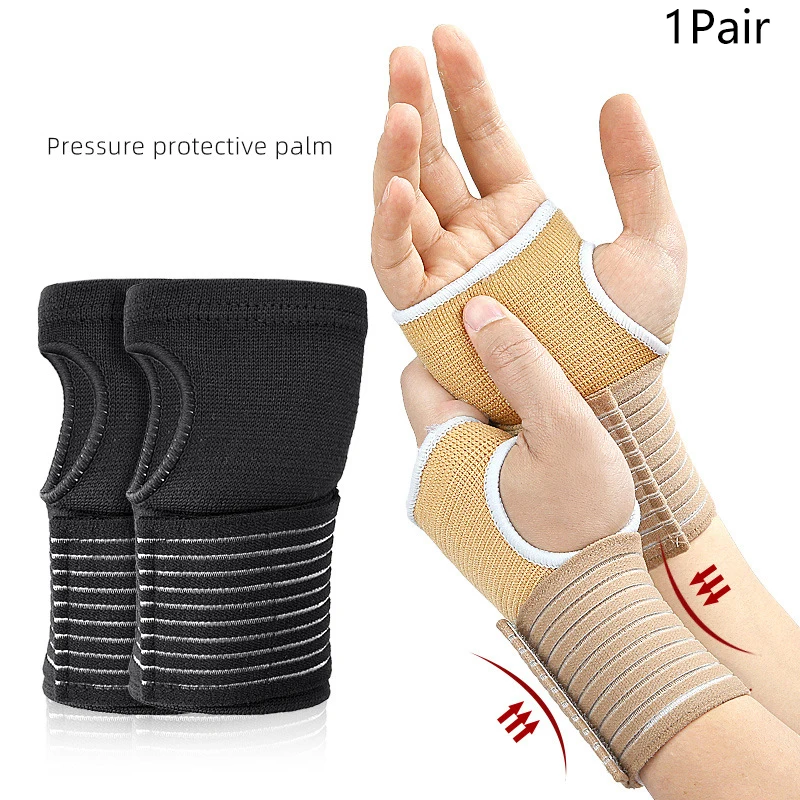 Protective Half Finger Gloves with Wrist Stretch Bandage, Outdoor Wrap Around Pressure, Gym and Tennis, Adjustable, 1 Pair
Protective Half Finger Gloves with Wrist Stretch Bandage, Outdoor Wrap Around Pressure, Gym and Tennis, Adjustable, 1 Pair