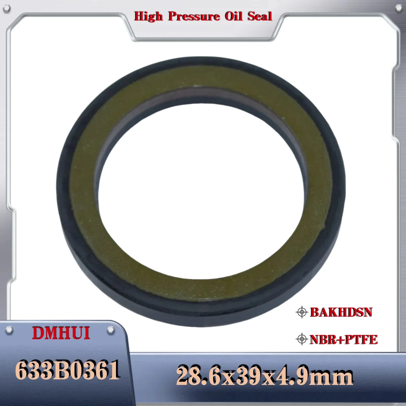 Shaft oil seal 28.6*39*4.9 FOR Danfoss OMP / OMR / DH / DS orbit motor. 633B0361 151-1286 Rotary Shaft Seal 28.6X39X4.9
Shaft oil seal 28.6*39*4.9 FOR Danfoss OMP / OMR / DH / DS orbit motor. 633B0361 151-1286 Rotary Shaft Seal 28.6X39X4.9