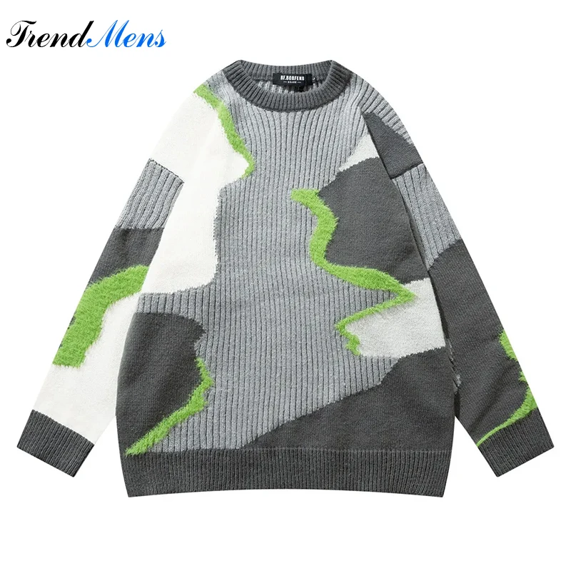 Men Irregular Spliced Contrast Knitted Casual Trend Comfortable Loose Sweater High Street Hip Hop Couple Pullover Autumn Winter
Men Irregular Spliced Contrast Knitted Casual Trend Comfortable Loose Sweater High Street Hip Hop Couple Pullover Autumn Winter