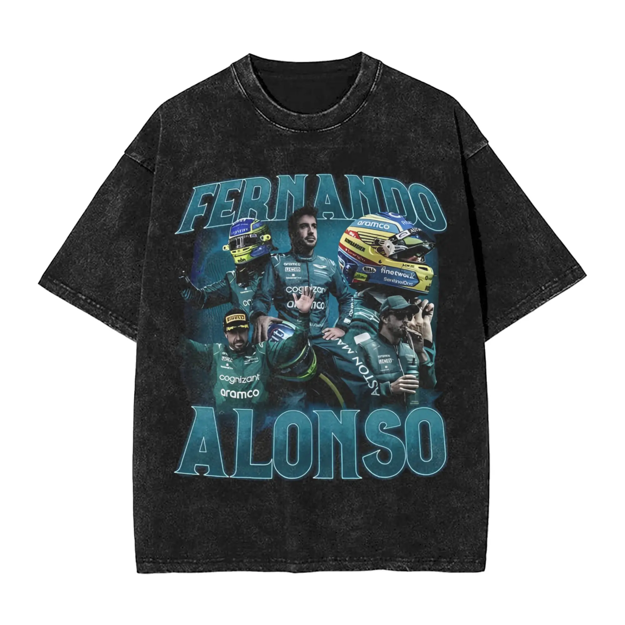 Harajuku Washed Shirts Fernandos Alonsos racing racer Outfit Novelty T-Shirts High Street Streetwear Short Sleeve Summer Tees
Harajuku Washed Shirts Fernandos Alonsos racing racer Outfit Novelty T-Shirts High Street Streetwear Short Sleeve Summer Tees