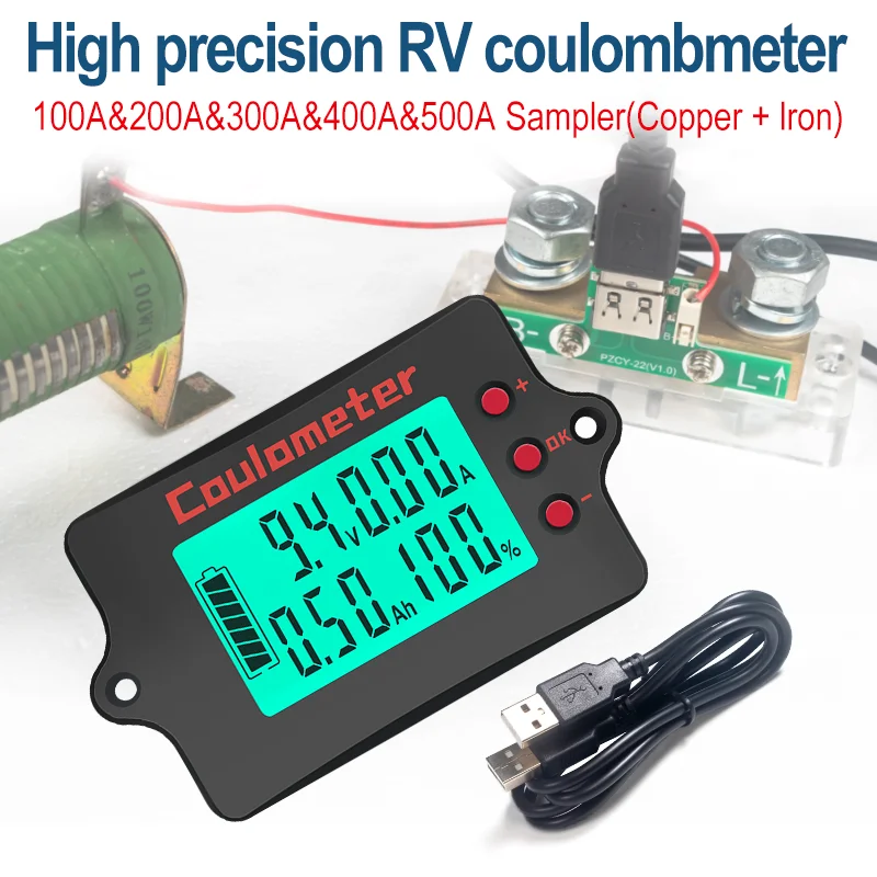 Peacefair 8-120V Battery Coulomb Gauge Power Display Lithium Iron Phosphate Voltage Current Analyzer Capacity Tester Battery
Peacefair 8-120V Battery Coulomb Gauge Power Display Lithium Iron Phosphate Voltage Current Analyzer Capacity Tester Battery