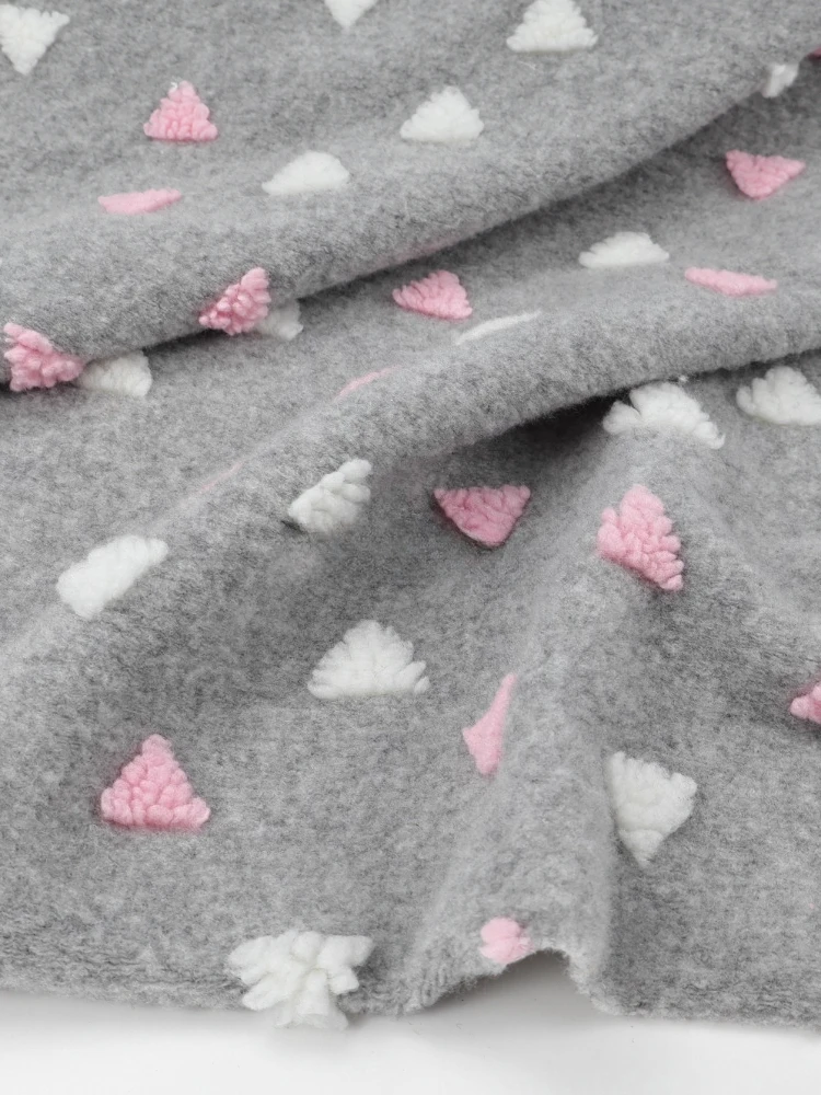 Jacquard Knitting Imitation Wool Fabric for Elastic Autumn Winter Coat Soft Clothing Cloth Diy By The Per Sewing Material
Jacquard Knitting Imitation Wool Fabric for Elastic Autumn Winter Coat Soft Clothing Cloth Diy By The Per Sewing Material