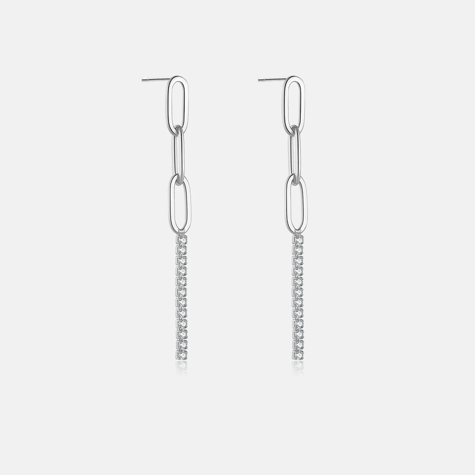 VEWANT Женские длинные серьги-цепочки из 100% стерлингового серебра 925 пробы с прозрачным черным цирконием, роскошные модные ювелирные изделия для свадьбы и вечеринок
VEWANT Женские длинные серьги-цепочки из 100% стерлингового серебра 925 пробы с прозрачным черным цирконием, роскошные модные ювелирные изделия для свадьбы и вечеринок