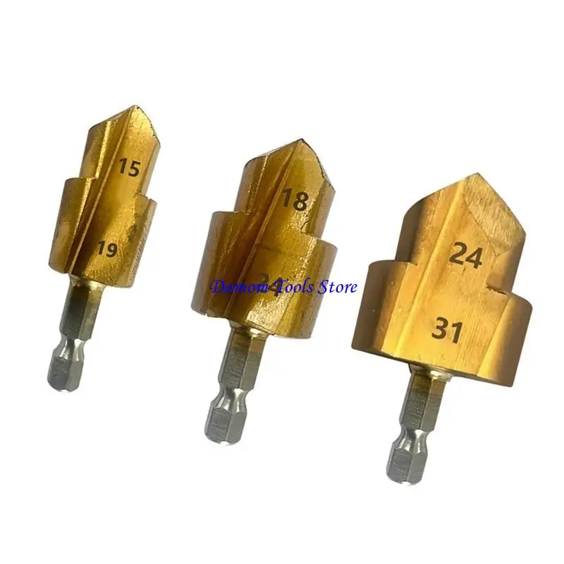 57BE 3Pcs Expansion Repair Drill Bit for Water Pipe Heavy Duty Pipe Reaming Drill Bit
57BE 3Pcs Expansion Repair Drill Bit for Water Pipe Heavy Duty Pipe Reaming Drill Bit
