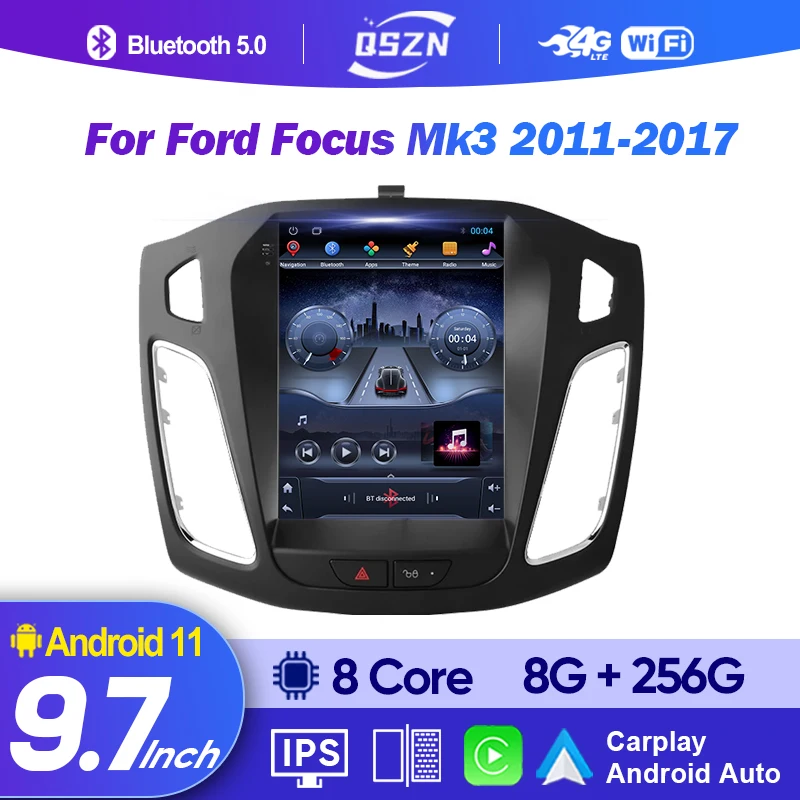 Автомобильный радиоприемник 9,7 дюйма, 2 Din, Android 11, для Ford Focus Mk3 2011-2019, мультимедийный плеер, стерео навигация, GPS, 4G Carplay, автомобильное головное устройство
Автомобильный радиоприемник 9,7 дюйма, 2 Din, Android 11, для Ford Focus Mk3 2011-2019, мультимедийный плеер, стерео навигация, GPS, 4G Carplay, автомобильное головное устройство