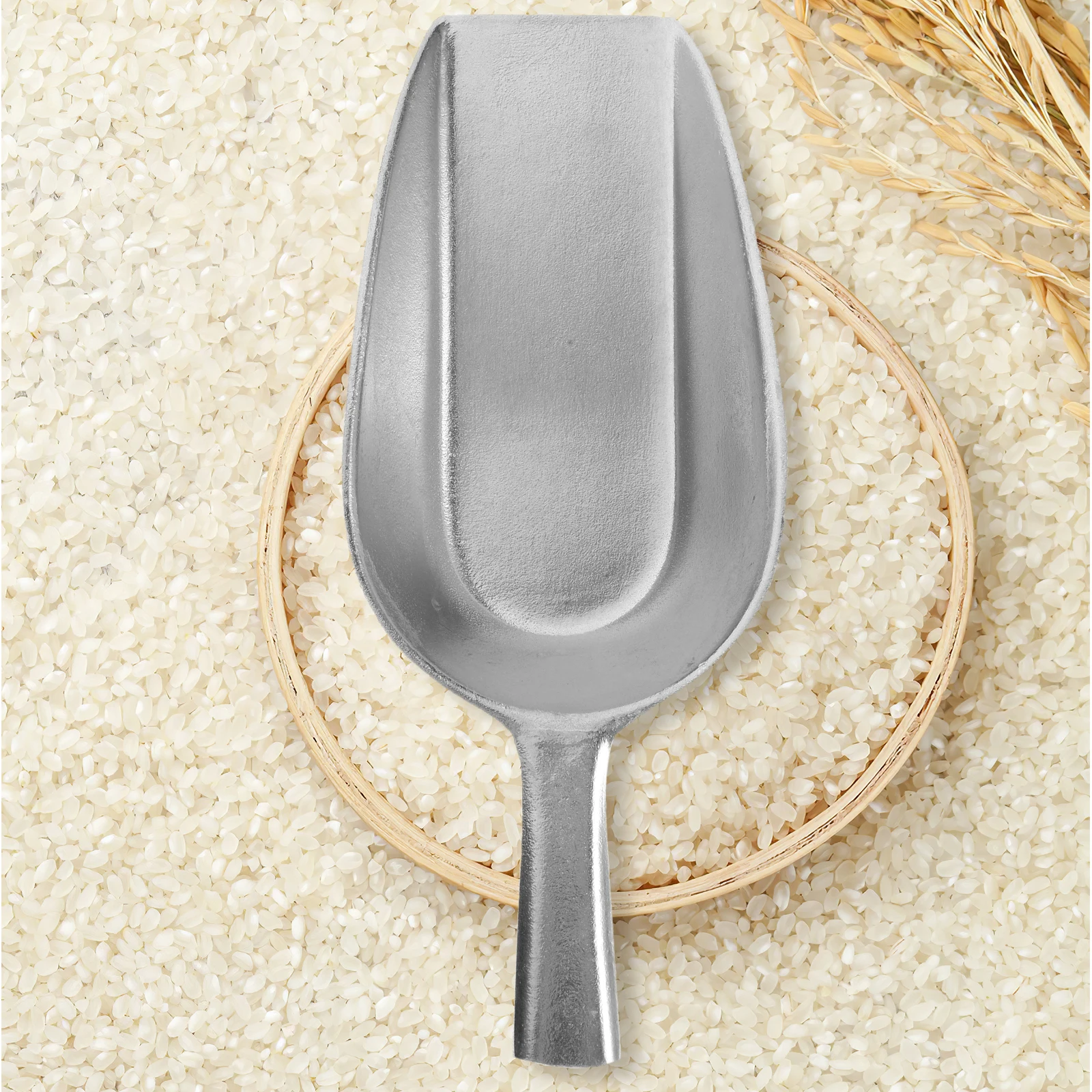 Retro Grain Shovels Aluminium Food Scoop Lightweight Compact Farm Feeding Multi functional Rice Fodder Metal Shovel Durable
Retro Grain Shovels Aluminium Food Scoop Lightweight Compact Farm Feeding Multi functional Rice Fodder Metal Shovel Durable