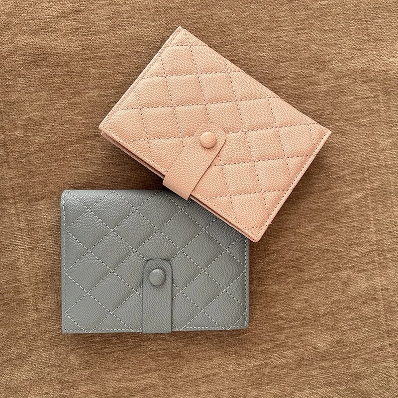 CLAREGQI Quilted Rhombus Passport Holder Wallet, Silver Gray PU Leather Multi-Function Travel Document Organizer with Snap Butto
CLAREGQI Quilted Rhombus Passport Holder Wallet, Silver Gray PU Leather Multi-Function Travel Document Organizer with Snap Butto