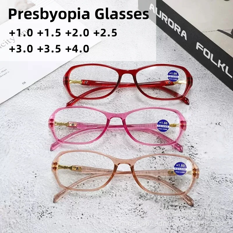 Fashion Elegant Anti Blue Light Presbyopia Glasses Ultra Light Eye Protection Glasses Optical Prescription Glasses +1.0 TO +4.0
Fashion Elegant Anti Blue Light Presbyopia Glasses Ultra Light Eye Protection Glasses Optical Prescription Glasses +1.0 TO +4.0