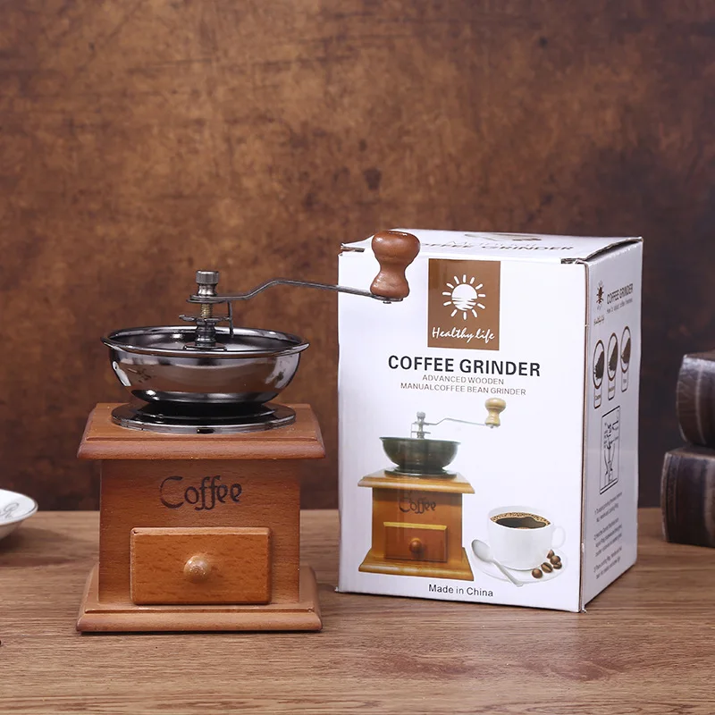 Household Hand Crank Coffee Mill New Design Manual Coffee Bean Grinder Multifunctional Tool for Grinding Coffee Beans
Household Hand Crank Coffee Mill New Design Manual Coffee Bean Grinder Multifunctional Tool for Grinding Coffee Beans