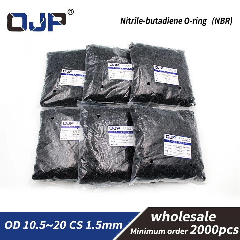2000 шт./пакет CS1.5mm толщина резины NBR запаивание OD10.5/11/11.5/12/12.5/13/13.5/14/14. Уплотнительное кольцо 5/15/16/17/18/19/20 мм
2000 шт./пакет CS1.5mm толщина резины NBR запаивание OD10.5/11/11.5/12/12.5/13/13.5/14/14. Уплотнительное кольцо 5/15/16/17/18/19/20 мм