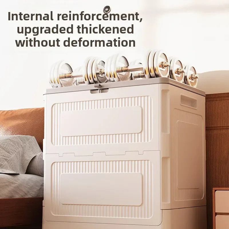 Clothes storage box Large capacity oversized household flip finishing box Bedside table Clothing storage box
Clothes storage box Large capacity oversized household flip finishing box Bedside table Clothing storage box