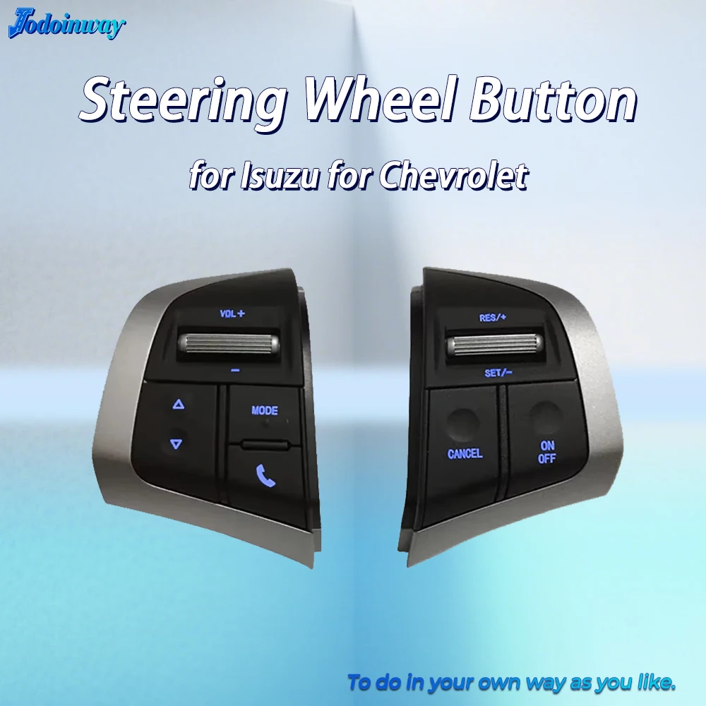 Blue LED Steering Wheel Switch Cruise Speed Control Button For Chevrolet S10 Trailblazer LT 2013 Holden Colorado Car Accessories
Blue LED Steering Wheel Switch Cruise Speed Control Button For Chevrolet S10 Trailblazer LT 2013 Holden Colorado Car Accessories