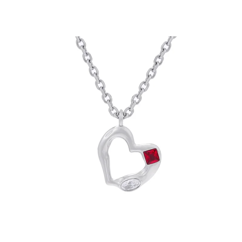 Street Fashion Love Zircon Titanium Steel Pendant Necklace for Men and Women High-end Light Luxury Sweater Chain
Street Fashion Love Zircon Titanium Steel Pendant Necklace for Men and Women High-end Light Luxury Sweater Chain