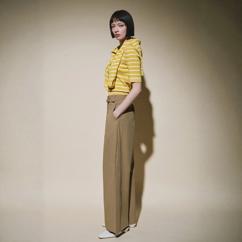 Spring Commuter Casual Pants Wide Leg Thin Folded Elastic Waist Versatile Slimming Women's Polyester Fiber Pocketed Leisure T...
Spring Commuter Casual Pants Wide Leg Thin Folded Elastic Waist Versatile Slimming Women's Polyester Fiber Pocketed Leisure T...