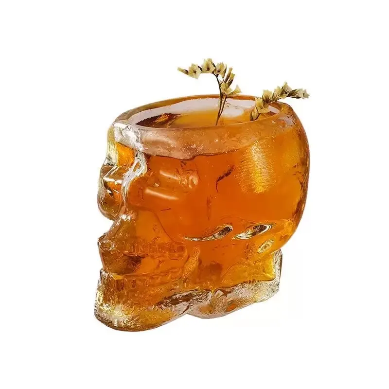 350ml Shot Glass Cocktail Beer Skull Glass Whiskey Skull Glass beer stein shot wine glass Head Barware
350ml Shot Glass Cocktail Beer Skull Glass Whiskey Skull Glass beer stein shot wine glass Head Barware