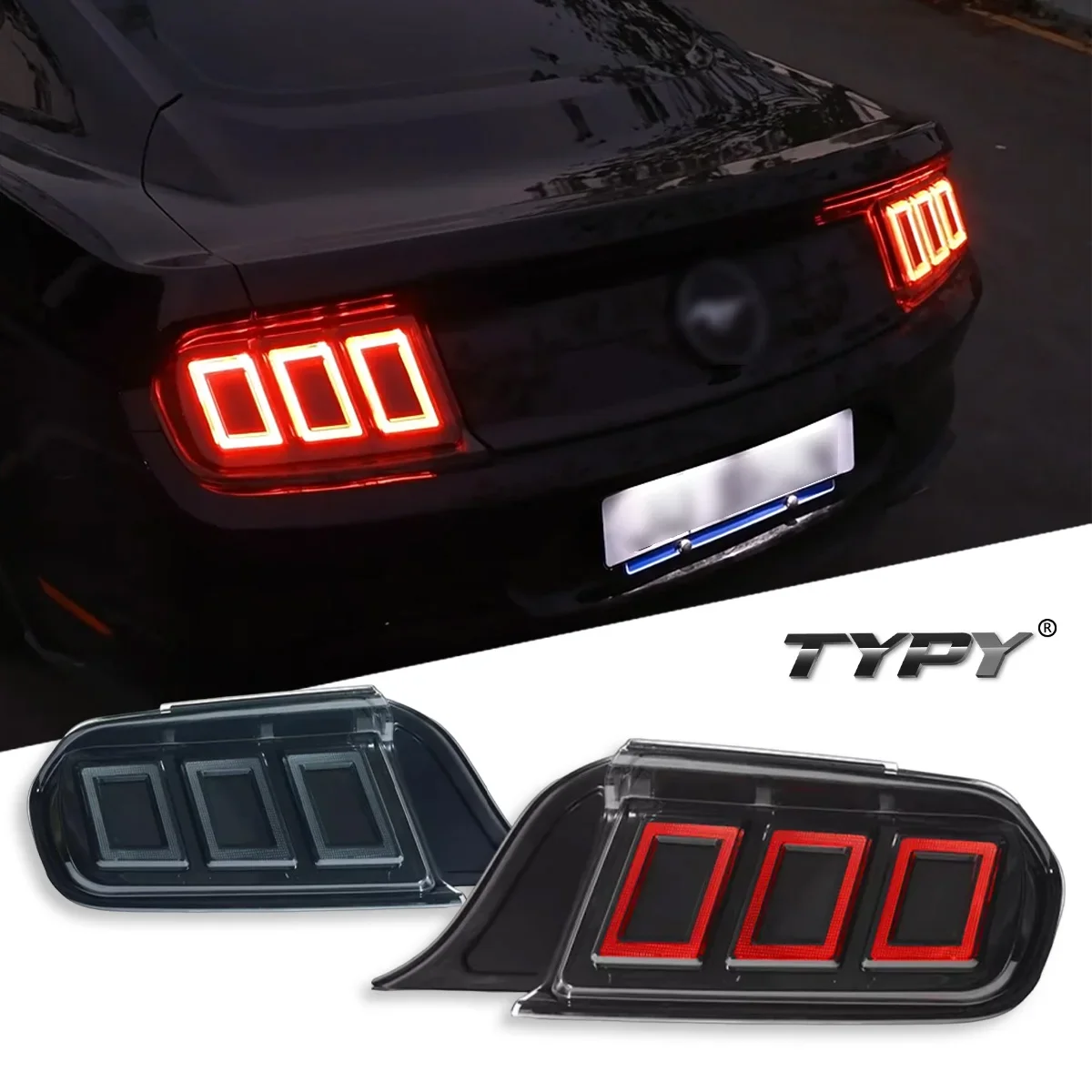 Car For Ford Mustang Taillight 2015-2022 Upgrade Modified To New DRL Dynamic Turn Signal LED Taillight
Car For Ford Mustang Taillight 2015-2022 Upgrade Modified To New DRL Dynamic Turn Signal LED Taillight
