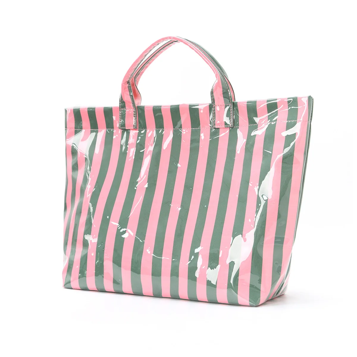 Travel Tote Bag Large Capacity Striped Pvc Tote Bag Large Capacity Shoulder Bag Medium-Soft Commuter Handbag For Shopping School
Travel Tote Bag Large Capacity Striped Pvc Tote Bag Large Capacity Shoulder Bag Medium-Soft Commuter Handbag For Shopping School