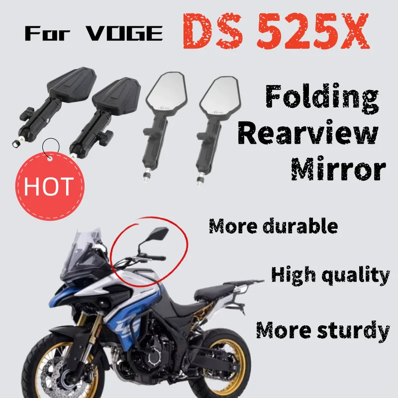 For VOGE DS 525X modified foldable convenient rearview mirror motorcycle rally reflector rearview mirror
For VOGE DS 525X modified foldable convenient rearview mirror motorcycle rally reflector rearview mirror