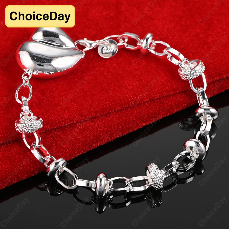ChoiceDay 925 Sterling Silver 8 Inch 20cm Exquisite Beaded Bracelet Women Punk Fashion Gift Jewelry Party Accessories
ChoiceDay 925 Sterling Silver 8 Inch 20cm Exquisite Beaded Bracelet Women Punk Fashion Gift Jewelry Party Accessories