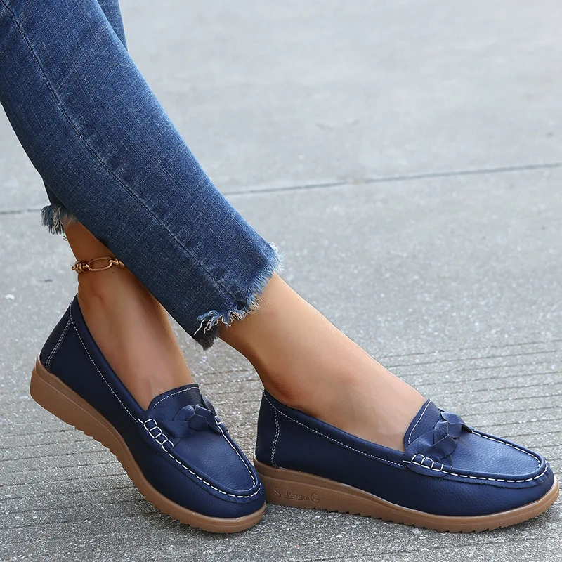 New Women PU Leather Loafers Flats Sheos Ballet Flats Ladies Shoes Female Spring Summer Casual Ballerina Shoes Women Large size
New Women PU Leather Loafers Flats Sheos Ballet Flats Ladies Shoes Female Spring Summer Casual Ballerina Shoes Women Large size
