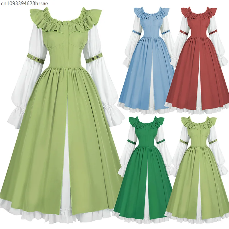 Halloween Renaissance Medieval Irish Oktoberfest Beer Girl Off Shoulder Elegant Victorian Gothic Bandage Maxi Dress Ball Gown
Halloween Renaissance Medieval Irish Oktoberfest Beer Girl Off Shoulder Elegant Victorian Gothic Bandage Maxi Dress Ball Gown