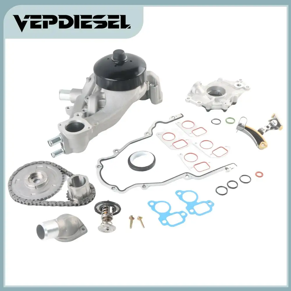 1 Set Timing Chain Kit Cover Gasket Oil Pump For 2007-2013 Buick Rainier Cadillac GMC Chevrolet Pontiac SAAB Hummer 5.3 6.0 6.2L
1 Set Timing Chain Kit Cover Gasket Oil Pump For 2007-2013 Buick Rainier Cadillac GMC Chevrolet Pontiac SAAB Hummer 5.3 6.0 6.2L