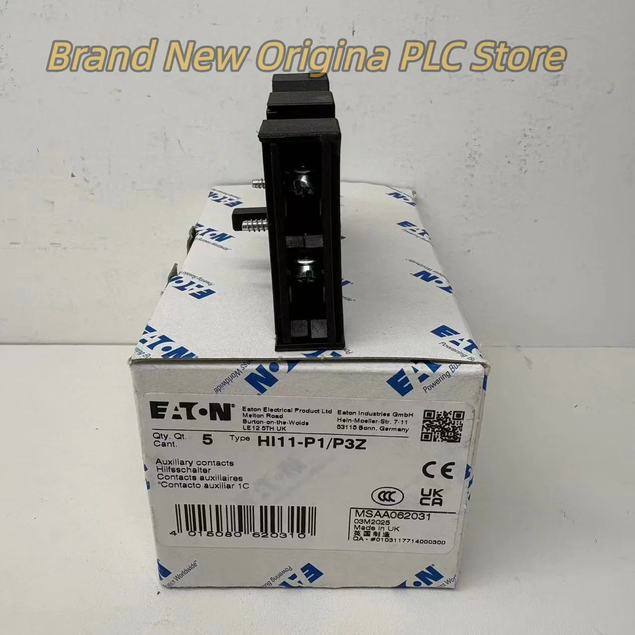 5PCS HI11-P1/P3Z Isolating switch auxiliary contact brand new
5PCS HI11-P1/P3Z Isolating switch auxiliary contact brand new