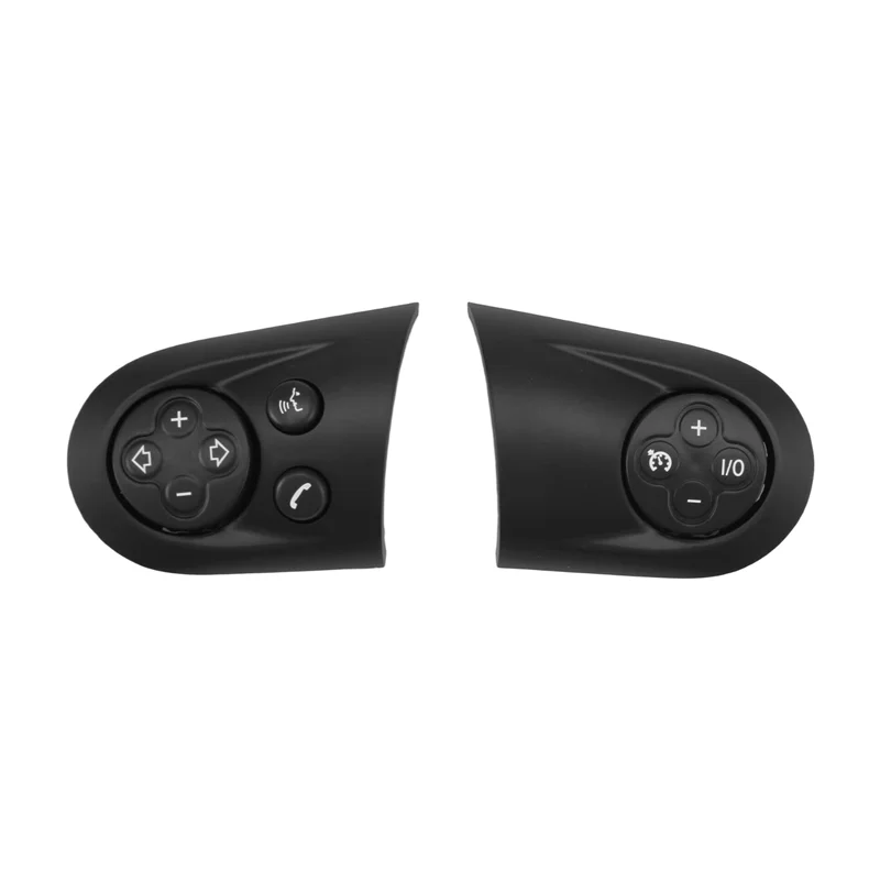Steering Wheel Multifunction Control Switch Cover 2X Set For MINI Cooper R55 R56 R57 R58 R59 R60 R61 Models