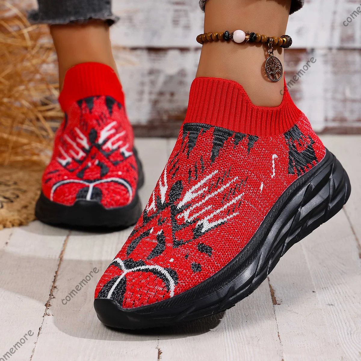 Comemore/2023, весенне-осенние новые женские кроссовки с цветными блоками, дышащая сетчатая обувь на толстой подошве, женская вулканизированная обувь без шнуровки
Comemore/2023, весенне-осенние новые женские кроссовки с цветными блоками, дышащая сетчатая обувь на толстой подошве, женская вулканизированная обувь без шнуровки