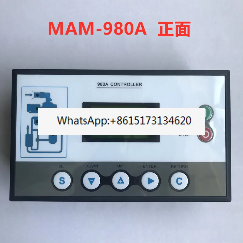 Screw air compressor main controller MAM980A/970 880 200 KS6070M control panel display
Screw air compressor main controller MAM980A/970 880 200 KS6070M control panel display
