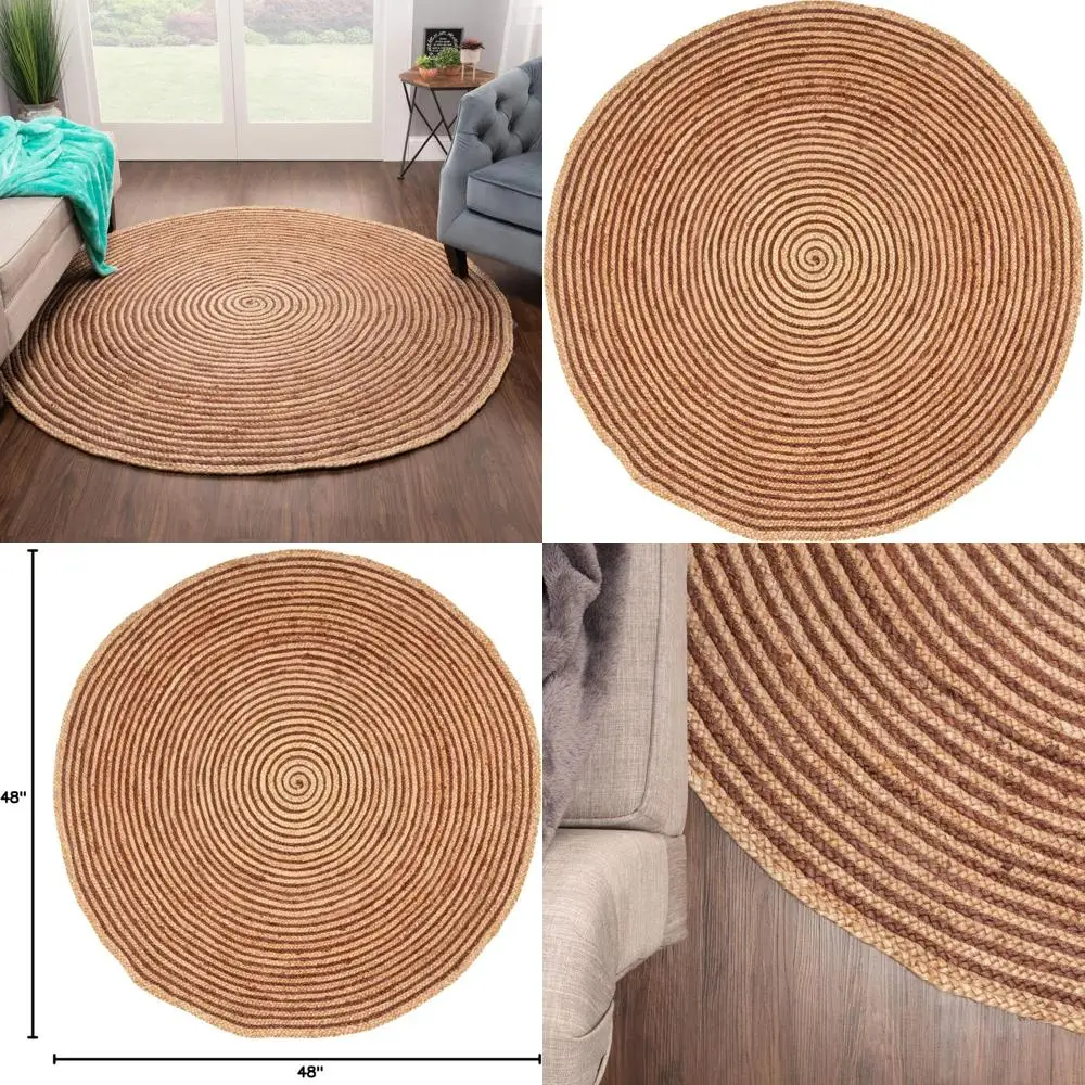 Круглый коврик из джута ручной работы, 4 фута, в стиле модерн-фармхаус, цвет кофе, для дома и офиса
Круглый коврик из джута ручной работы, 4 фута, в стиле модерн-фармхаус, цвет кофе, для дома и офиса