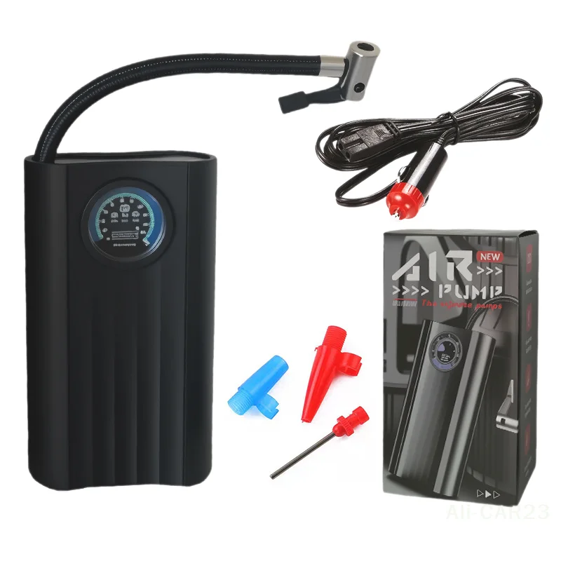 Портативный электрический воздушный насос — перезаряжаемый насос для шин для мотоциклов и мячей
Портативный электрический воздушный насос — перезаряжаемый насос для шин для мотоциклов и мячей