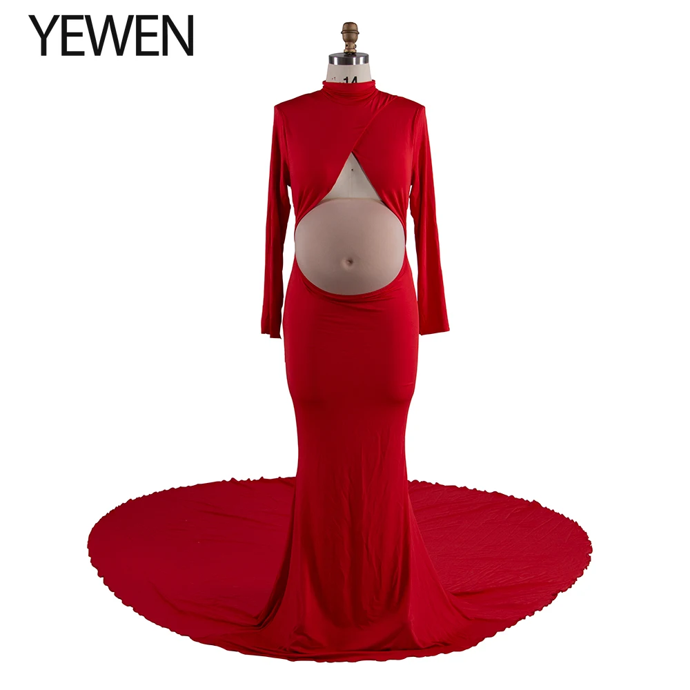 Long Sleeves Stretchy Fabric Red Maternity Dresses for Photoshoot Show Belly Baby Shower Dresses YW243168
Long Sleeves Stretchy Fabric Red Maternity Dresses for Photoshoot Show Belly Baby Shower Dresses YW243168