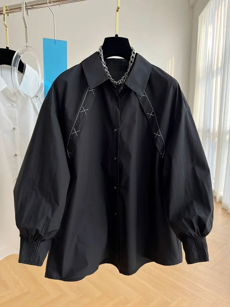 Women 2024 New Fashion Loose Solid Color Long Sleeve Shirt Retro Button Casual Chic Female Shirts Korean Style Harajuku Tops
Women 2024 New Fashion Loose Solid Color Long Sleeve Shirt Retro Button Casual Chic Female Shirts Korean Style Harajuku Tops
