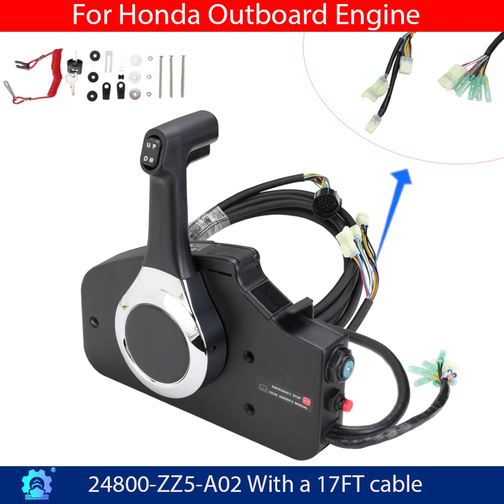 Remote Control Box Assy with wire harness 24800-ZZ5-A02 for Honda Outboard Boat accessories
Remote Control Box Assy with wire harness 24800-ZZ5-A02 for Honda Outboard Boat accessories